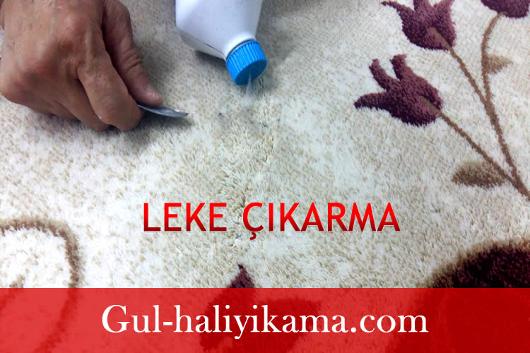Bünyan halısı yıkama, leke çıkarma işlemi