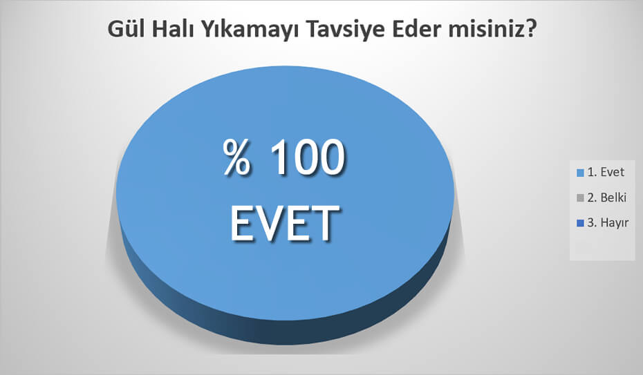  Gül halı yıkama Anket sonuçları